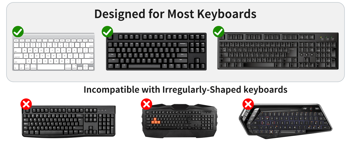 ergonomic keyboard pad