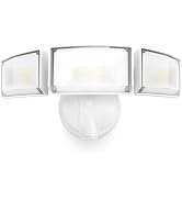 LUTEC 75W 8000 Lumen Floods Light Outdoor, Switch Controlled LED Security Lights with 3 Adjustabl...