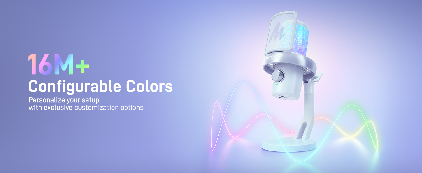 Wireless RGB Gaming Microphone