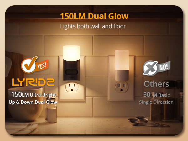 150LM Dual-Light Brilliance Top and bottom illumination for ultimate nighttime visibility