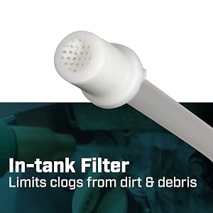 Chapin 1046, anti-clog filter, sanitation, cleaning