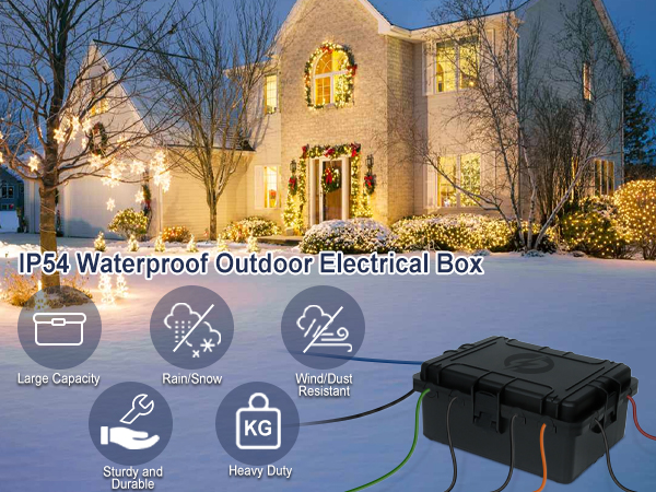 outdoor electrical box waterproof