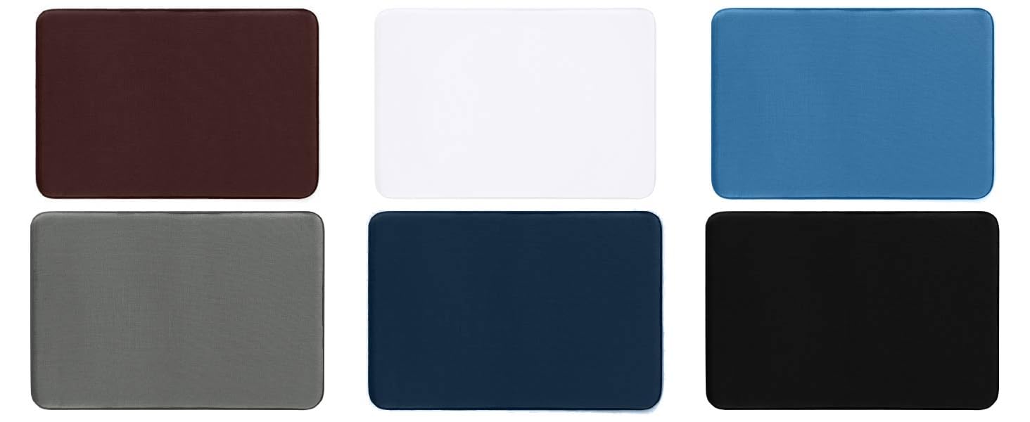 Machine washable memory foam bath mat