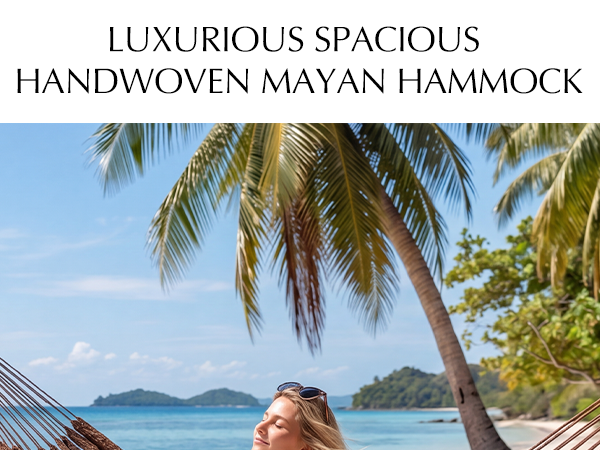 Handwoven Mayan Hammocks for Outside
