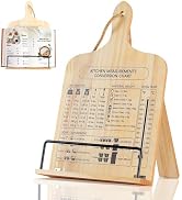 comfoyar Cookbook Stand for Kitchen Counter, Sturdy Recipe Book Holder with Adjustable Angle, Fol...