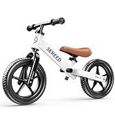 SEREED Toddler Balance Bike 2 Year Old, No Pedal Kids Toy Bike for 2-5 Years Old, Tool-Free Adjus...