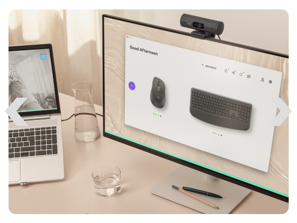 a desktop setup