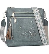 KITEVIUN Medium Crossbody Bags for Women, Butterfly Cut-out Sparkling Shoulder Handbag, Crossbody...
