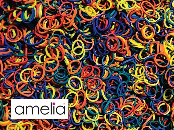 Amelia Beauty 500 Count Rubber Ponytail Holders