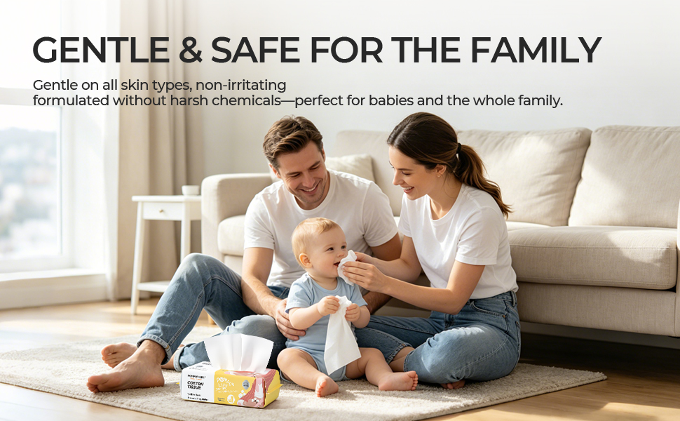 gentle safe cotton towels family baby sensitive skin friendly