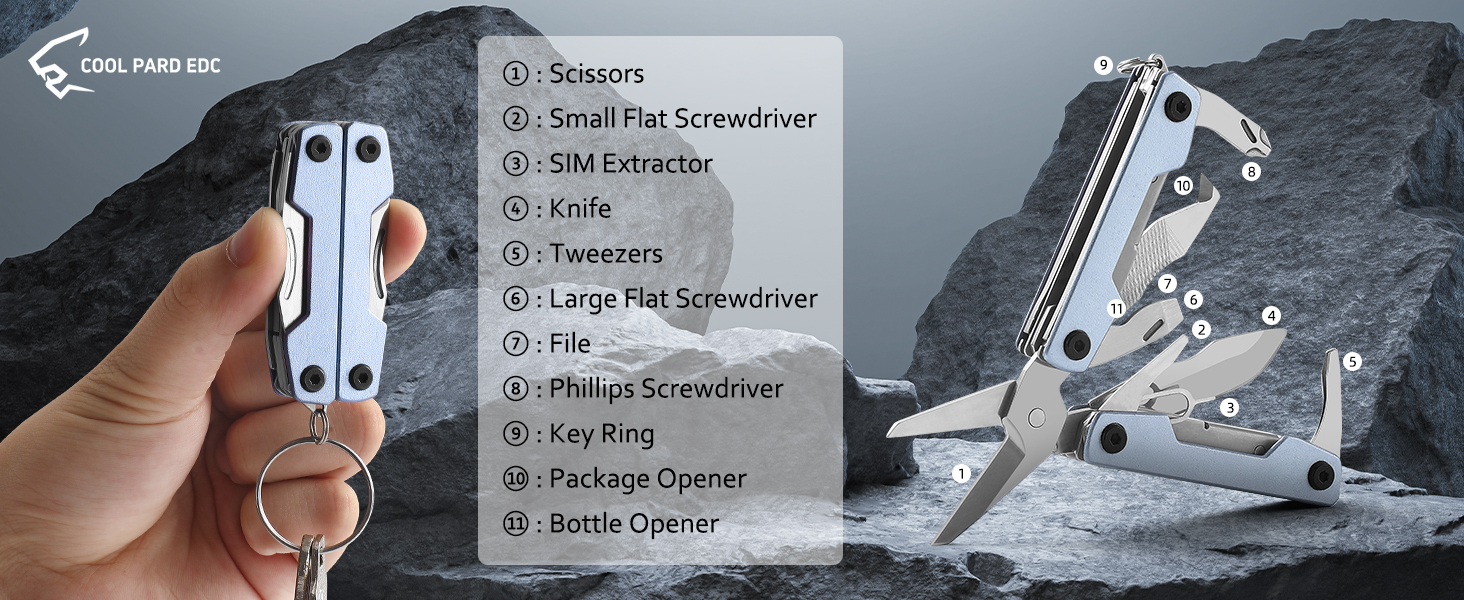 Multitool with Pocket Knife