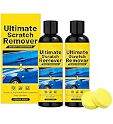 2Pcs Nanopolix Car Scratch Remover, Quick Fix Removal Paste for Deep Scratches and Paint Damage, ...