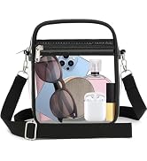 GYEUKHAM Clear Crossbody Bag, Stadium Approved Clear Purse Messenger Bag for Concerts Sports Even...
