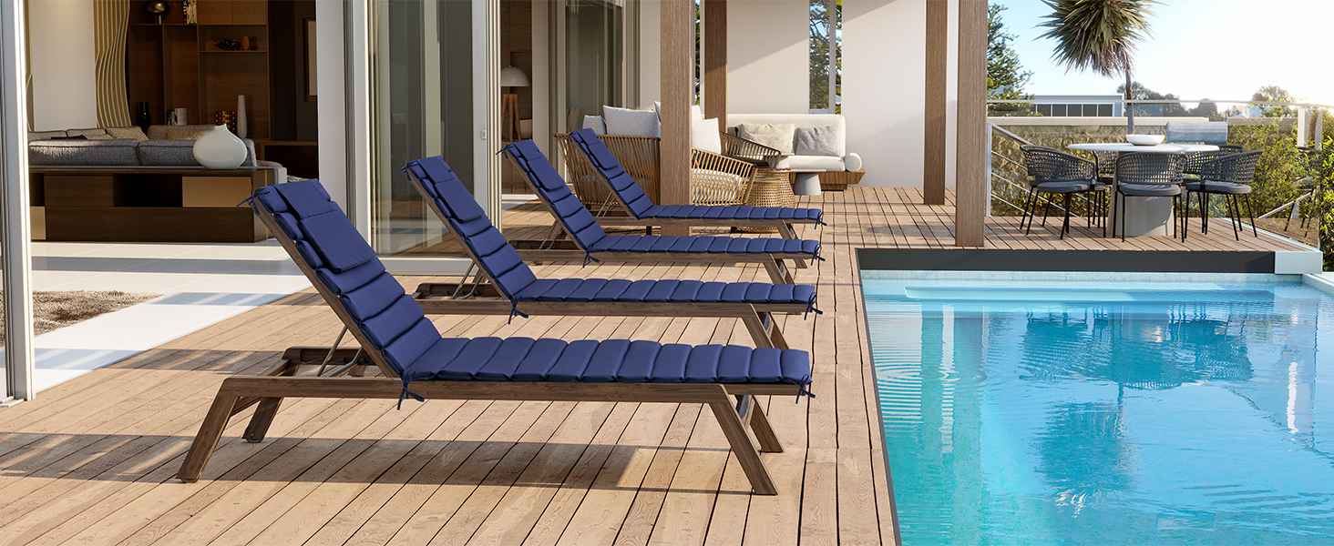 chaise lounge cushions outdoor