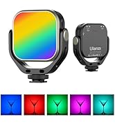 ULANZI VL66 RGB Adjustable Rechargeable 2500-6500K - Mini Video Portable Light on Camera, 2000mAh...