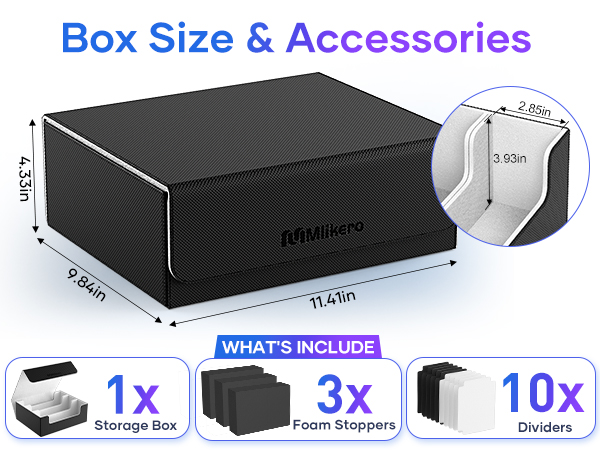 Trading Card Storage Box