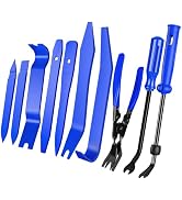 Zecirl 10 Pcs Car Trim Removal Tool Kit with Non-Scratch Plastic Pry Tool and Auto Clip Pliers, A...