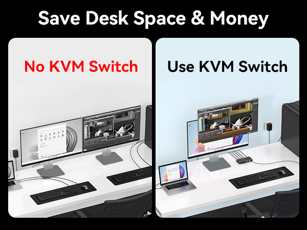 Save Desk Space & Money