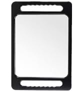 Unbreakable Double Handle Mirrors(15.94" x 10.16") - Large Hand held Mirror with Handle,Rectangle...