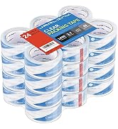 JARLINK Upgraded Version Clearer Packing Tape 24 Rolls, Heavy Duty Packaging Tape for Shipping Pa...