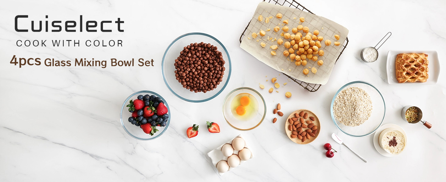 Glass Mixing Bowls Sets