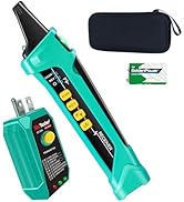 Xin Tester AC Digital Circuit Breaker Finder Tool with Integrated GFCI Outlet Tester, 90-120V NCV...