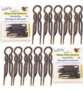 Good Hair Days Hair Pins - Plastic, U-shaped Magic Grip Hairpins, Strong Durable Pins For Fine, T...