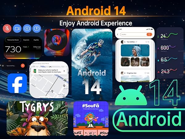 it runs on Android 14 (upgradable to Android 15)