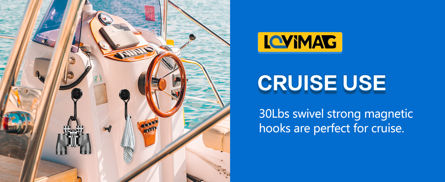 magnetic hooks for cruise cabins
