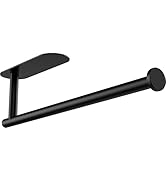 Gewtur Paper Towel Holder Under Cabinet - Self Adhesive Paper Towel Roll Holder Wall Mount, Matte...