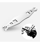 Vaasee Flare Nut Wrench 7mm 8mm with 1/4” 3/8” Drive, Cr-V Steel + Ni-Cr Plating Bike Brake Hoses...