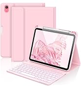 aMZCaSE for iPad A16 11th 10th Generation Case with Keyboard - 7 Colors Backlight Detachable Foli...