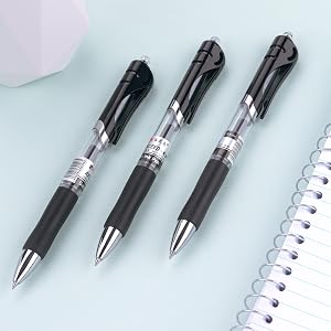 black pens