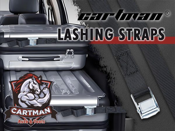 6pk Lashing Straps Black