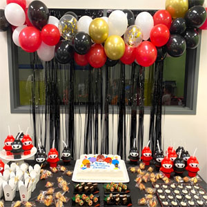 red black and gold balloons red black and gold party balloons black and red latex balloons