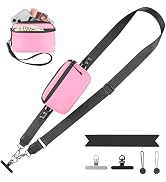 YFWE Clip and Go Strap for Phone with Wallet Crossbody, Adjustable Phone Lanyard with Detachable ...