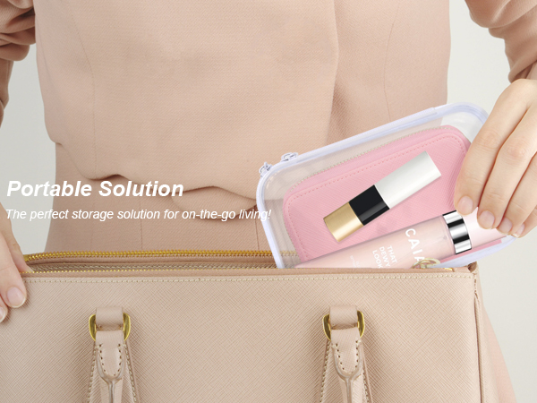 clear hard shell zipper case