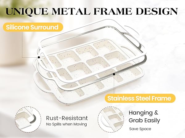 UNIQUE METAL FRAME DESIGN