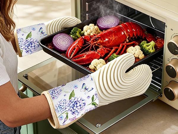 Silicone Oven Mitts