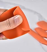 Heat Resistant Silicone Spatula Set: U-Taste 600ºF High Temp Seamless BPA-Free Food Grade Flexibl...