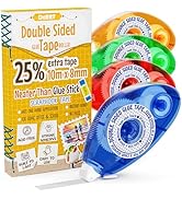 Double Sided Tape Scrapbook Tape Roller, Adhesive Glue Runner, Scrapbooking Journaling Supplies, ...