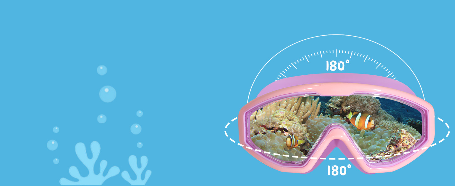 crystal clear wide view swimming goggles