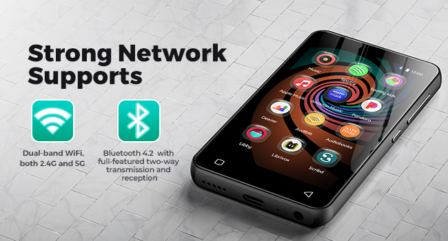 MP3 player with spotify and Pandora