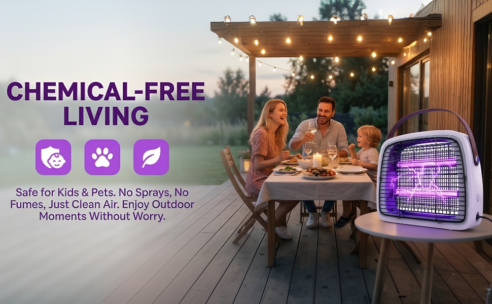 Bug zapper for gathering