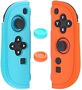 RHOTALL Protective Case for Nintendo Switch 2 joycon Controllers, Soft Anti-Slip Ergonomics Silic...