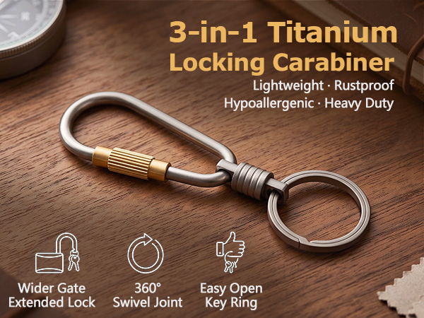 titanium keychain