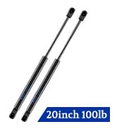 C1608054 20" Gas Prop Spring Strut 20 inch 100 Lb Per Shock C16-08054 for Camper Shell RV Bed Ton...