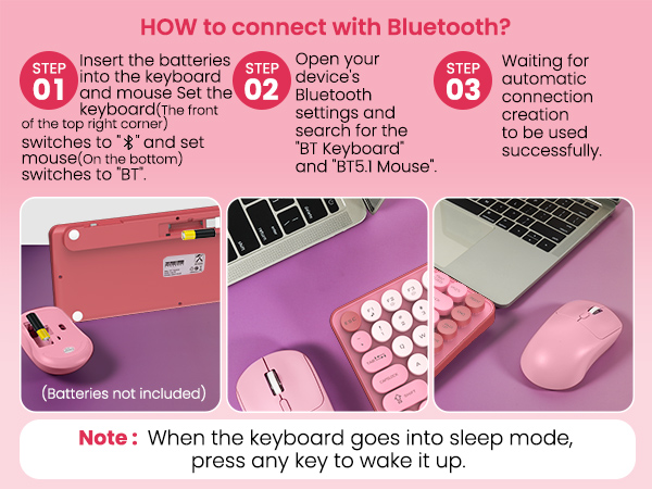 wireless keyboard and mouse combo