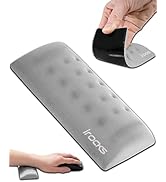 i-rocks Memory Foam Mouse Wrist Rest - Pain-Reducing Wrist Rest for Mouse - Non-Slip Rubber Base ...