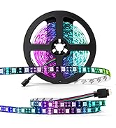 SUPERNIGHT - 5050 RGB LED Strip Lights-16.4ft 300 LEDs 60Leds/M, Color Changing LED Lights for Va...